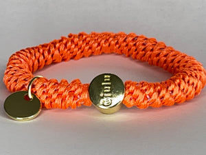 Haargummi in neon orange