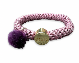 Pompom flieder glitzer