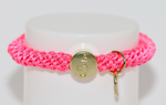 Haargummi in neon pink